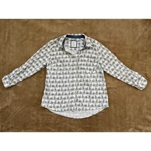 Style & Co Button‎ Up Bicycle Shirt Women’s XL Long Sleeve